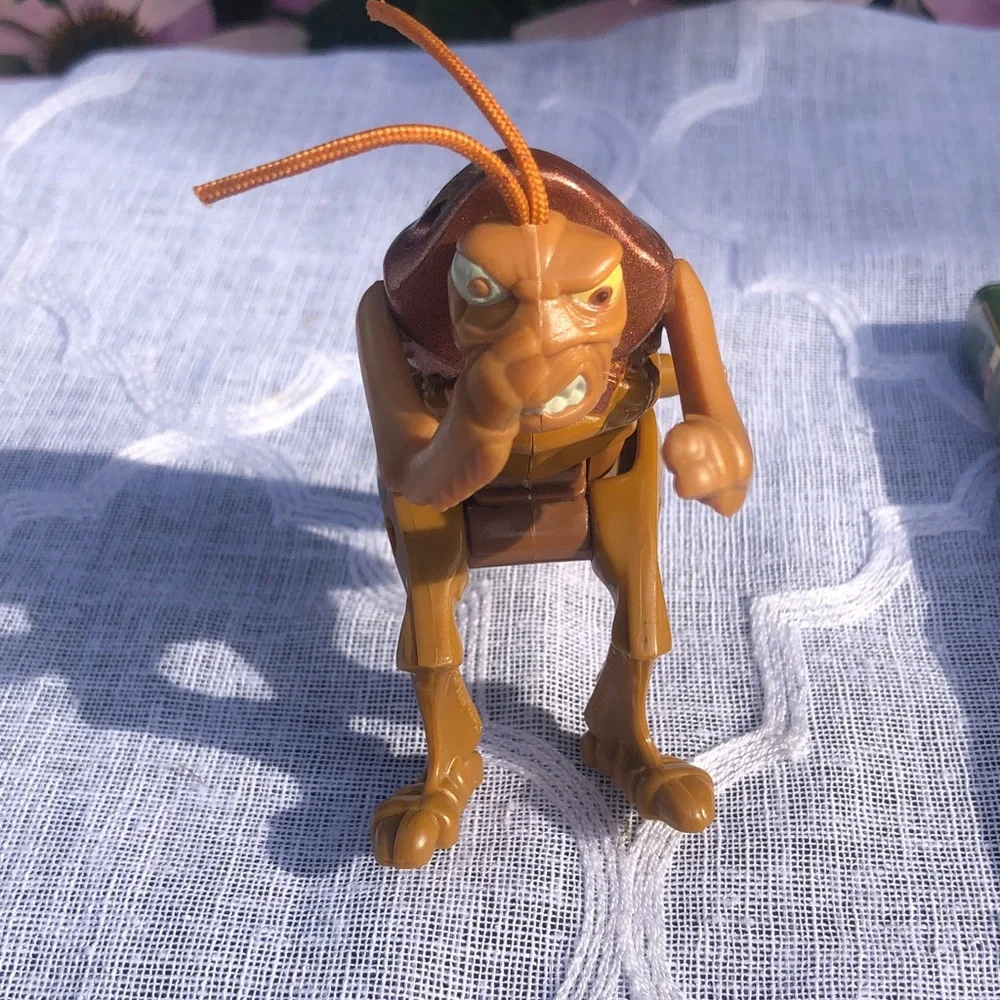 A BUGS LIFE ‘98 - Hopper Heimlich & Dim plastic action figures toys & DVD movie